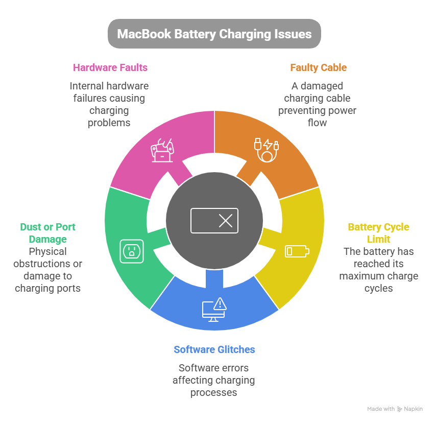 MacBook battery is not charging